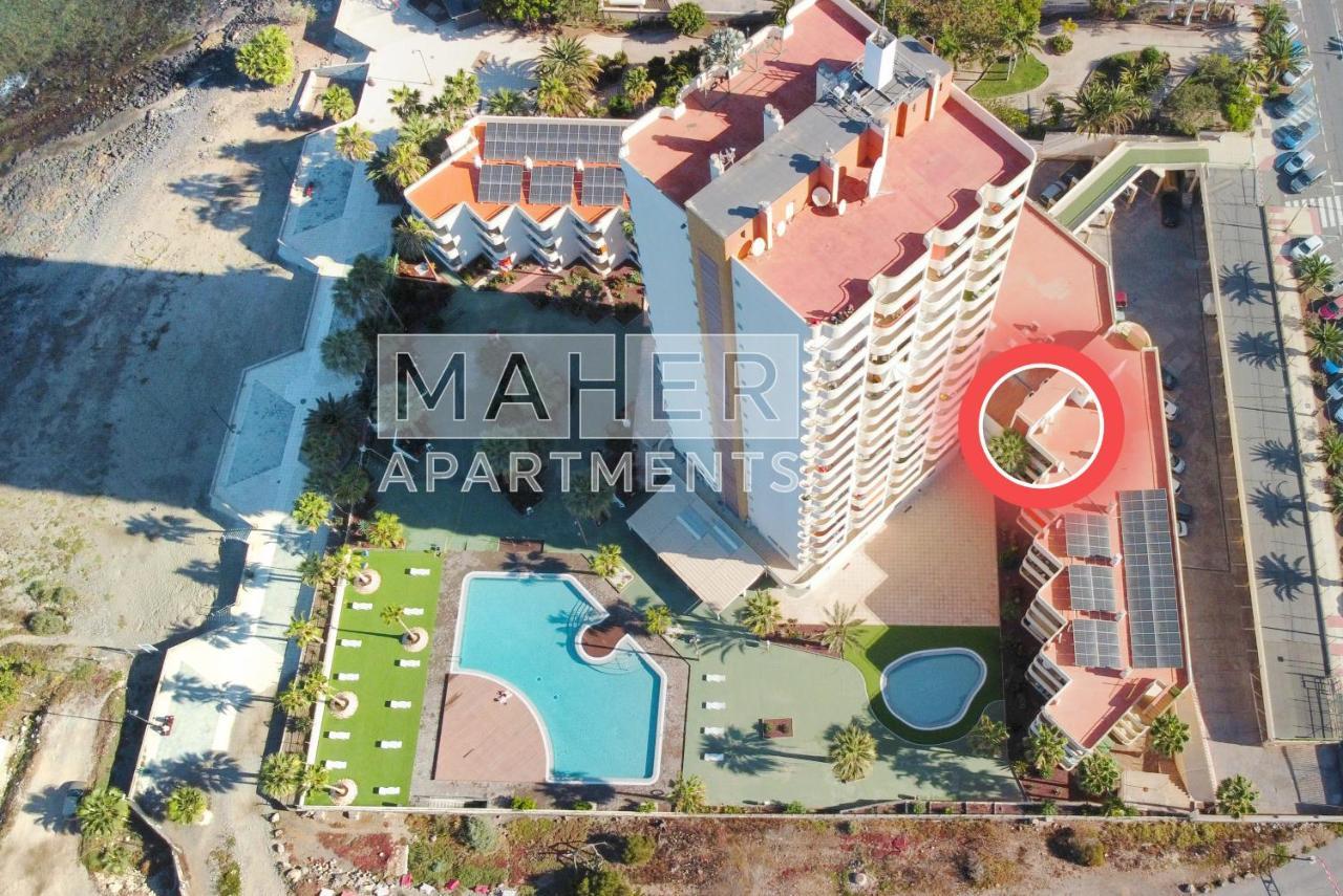 Cozy 1St Sea Line Apartment In The Quiet Area Los Cristianos  Exterior photo